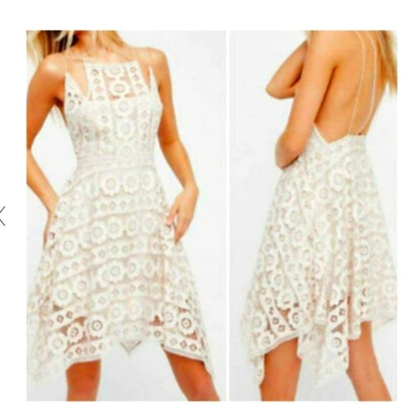 Free People Lace ivory mini size 6 - Picture 8 of 9